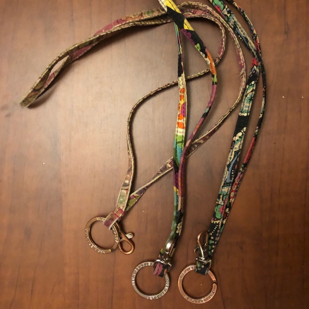 3 Vera Bradley Lanyards